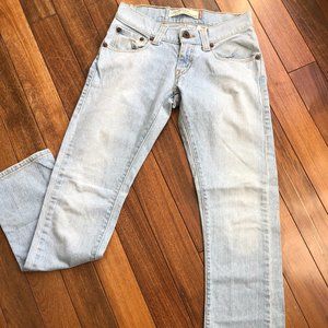 Levi 504 Low Slouch Straight Leg Jeans
